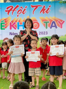 Hội thi “ Bé khéo tay ’’  Trường Mầm non Bình Minh I năm học 2022-2023