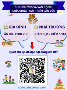 GIÁO DỤC DINH DƯỠNG KẾT HỢP VẬN ĐỘNG NHẰM PHÁT TRIỂN THỂ CHẤT CÂN ĐỐI CHO TRẺ