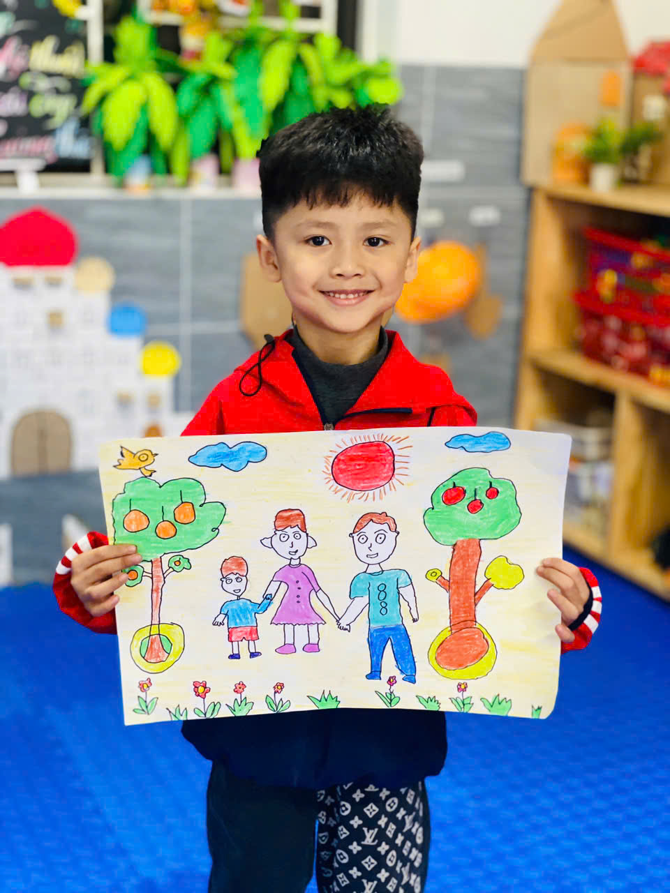 RỰC RỠ SẮC MÀU “GIA ĐÌNH HẠNH PHÚC” – HOẠT ĐỘNG CHÀO MỪNG NGÀY 20/3