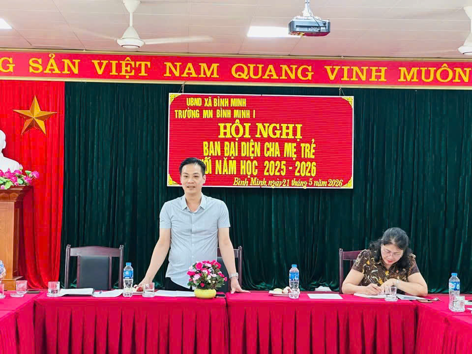 HỘI NGHỊ BAN ĐẠI DIỆN CHA MẸ TRẺ VÀ ĐỐI THOẠI CUỐI NĂM HỌC 2025 - 2026